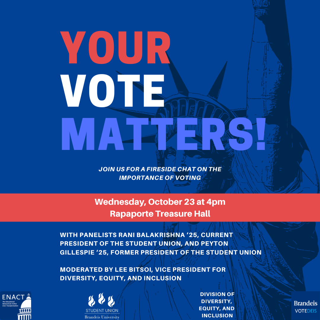 Your Vote Matters event flyer